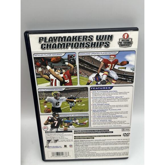 Madden NFL 2004 (Sony PlayStation 2, 2003)(COMPLETE)(TESTED) - Picture 2 of 8